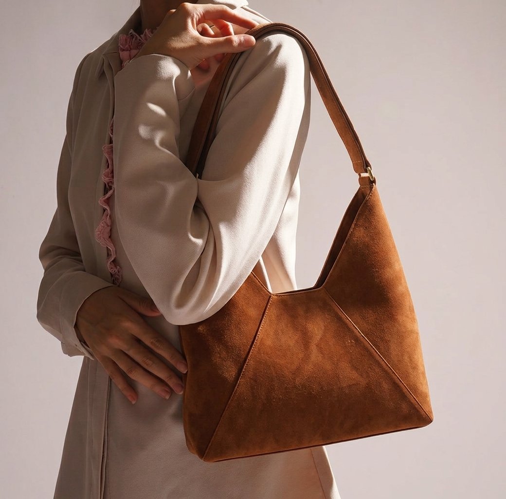 Bolso de hombro Amalfi marrón TOTALBAG