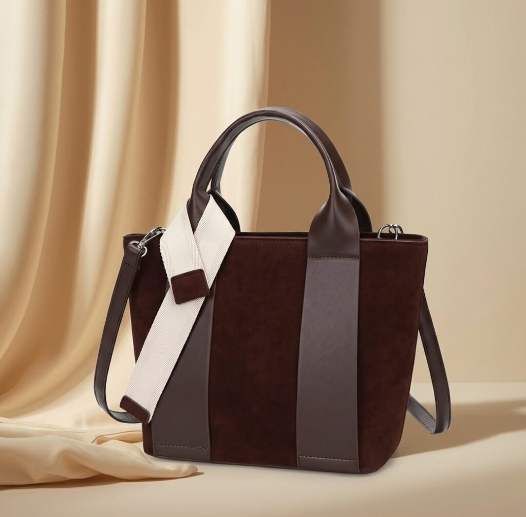 Cartera estructurada Gaeta marrón TOTALBAG